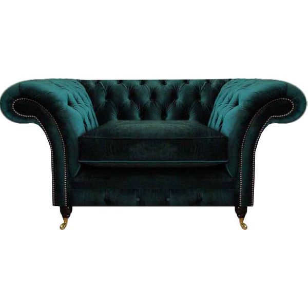 Poltrona Verde Nuovo Mobili Da Soggiorno Imbottiti Seduta Imbottita Chesterfield Imbottita-image