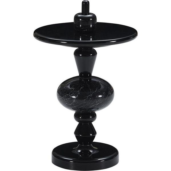 Tavolino Di Lusso Tavoli Neri Tavolo Da Soggiorno Tavolo Moderno Design Mobili In Legno-image