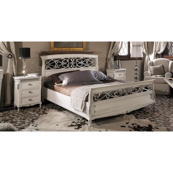 Letto Mobili Camera Da Letto Letto Matrimoniale Letti Design Legno Massello Vaccari Cav Giovanni-image