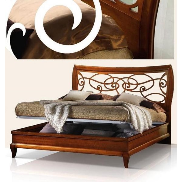 Letto Letto Matrimoniale Di Lusso Letto Imbottito In Legno Letto Matrimoniale Telaio Letto Moderno-image