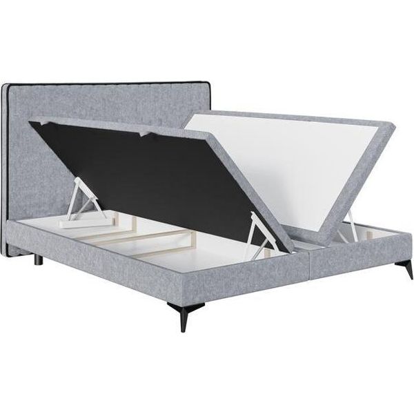 Letto Letto Matrimoniale Moderno Camera Da Letto Di Design Imbottitura In Tessuto Mobili Letti-image