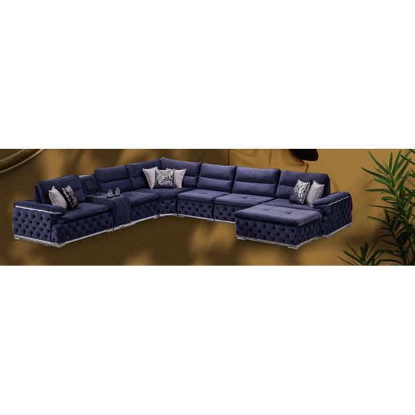 Divano Angolare A U Divano Chesterfield Divano Divano Salotto Mobili Stile Italiano-image