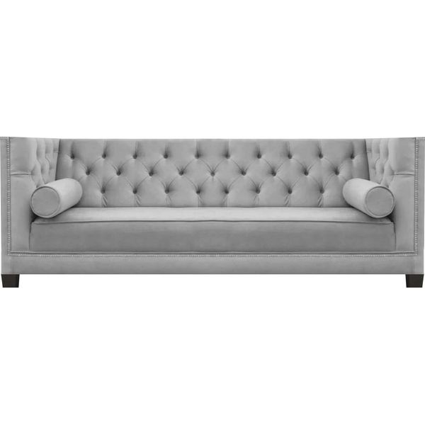 Soggiorno Di Design Imbottito Divano Divano A Tre Posti Arredamento Chesterfield-image