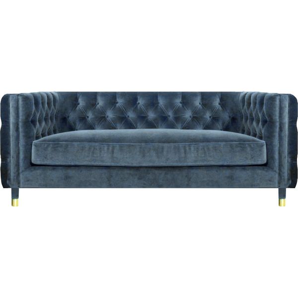 Divano Moderno Chesterfield Di Design Divano A Tre Posti Per Il Soggiorno-image