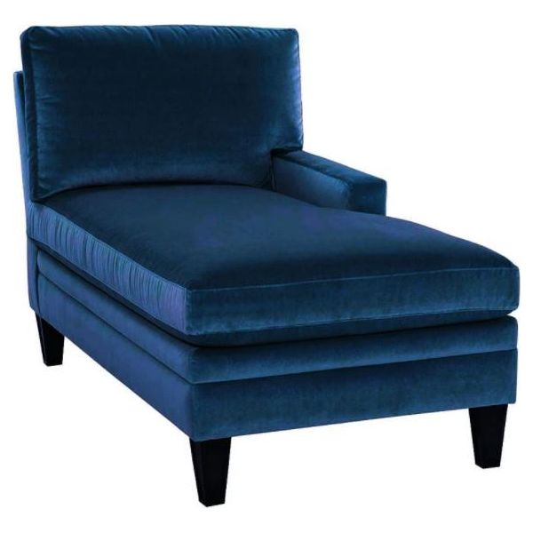 Chaise Longue Lounge Mobili Nuovo Soggiorno Design Moderno Divano Tessuto Verde Tessile-image
