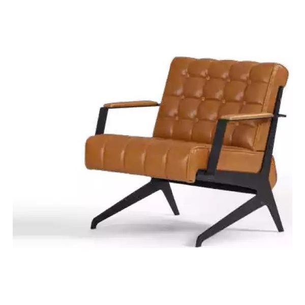 Poltrona Moderna Arredo Ufficio Studio Seduta Lusso 75X80X77 Arredo-image