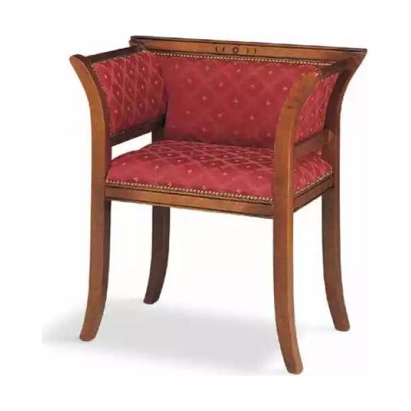 Poltrona Braccioli Design Imbottitura Lusso Tessile Imbottito Mobili Soggiorno Poltrona-image