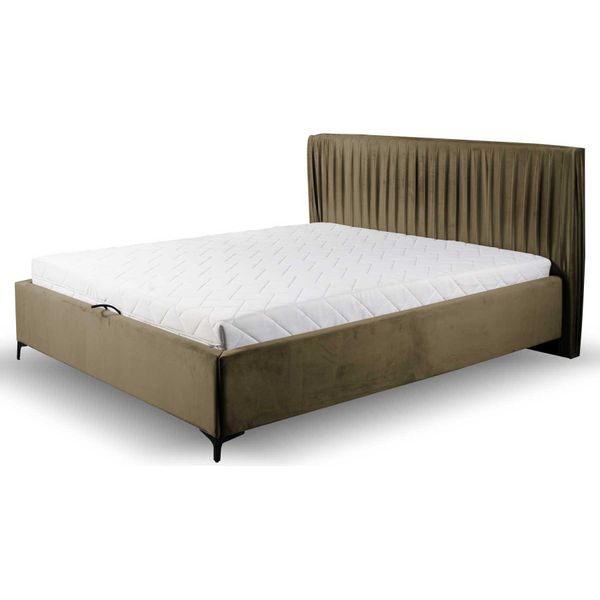 Letto Moderno Design Letti Legno Tessile Struttura Letto Camera Da Letto-image