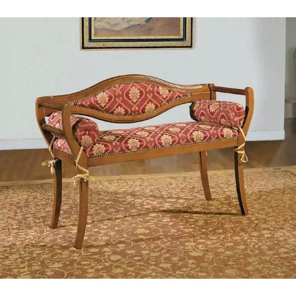 Panca Classica Panca Imbottita Di Design Panca Imbottita Soggiorno Nuovo-image