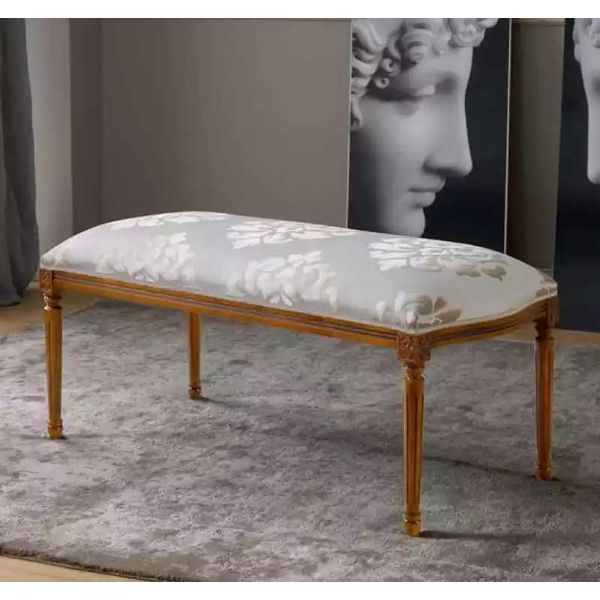 Panchina Grigia Sedute Di Design Panchina Di Lusso Mobili Classici Panchine-image