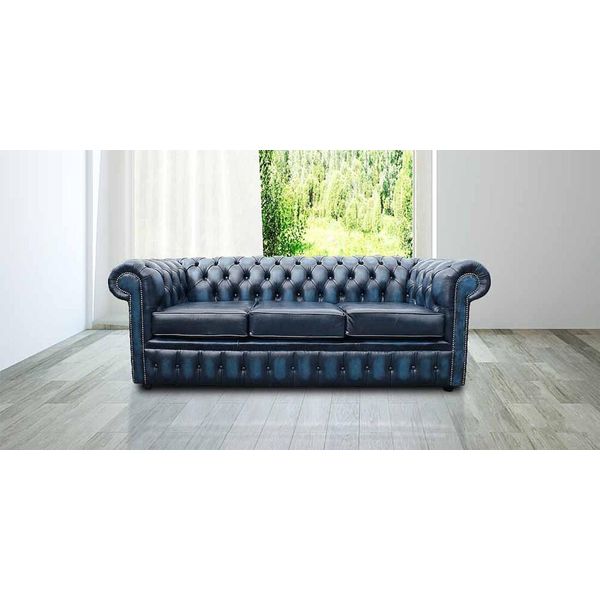 Design Chesterfield Divano Imbottito Di Lusso Set Di Sedute In Pelle Tessile Nuovo #121-image