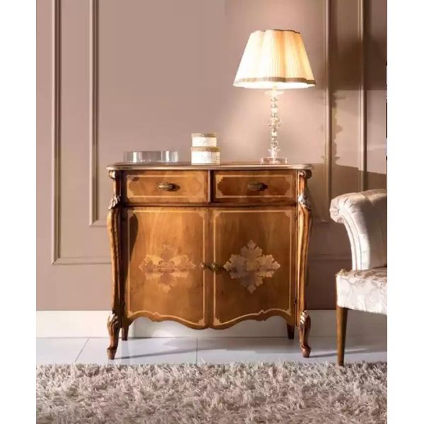 Credenza Cassettiera Marrone Mobile Scaffale Di Lusso Mobile In Legno Nuovo-image
