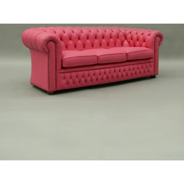 Chesterfield Design Lusso Divano Imbottito Divano Sedile Set Pelle Tessile Nuovo #223-image