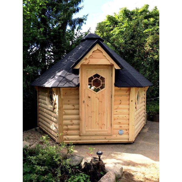 Sauna Sauna In Legno Sauna A Botte Sauna A Botte Casa Di Campagna Sauna All'aperto In Giardino Sauna Secca-image