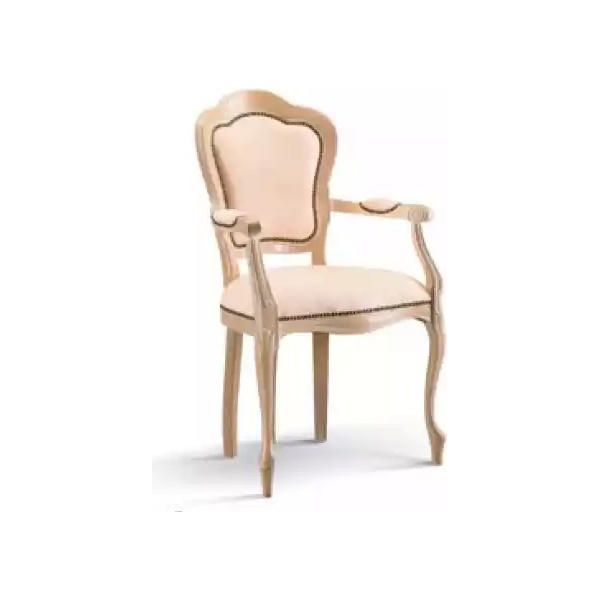 Sedia Da Sala Da Pranzo In Legno Poltrona Di Lusso Sedie Da Salotto Poltrona Nuova-image