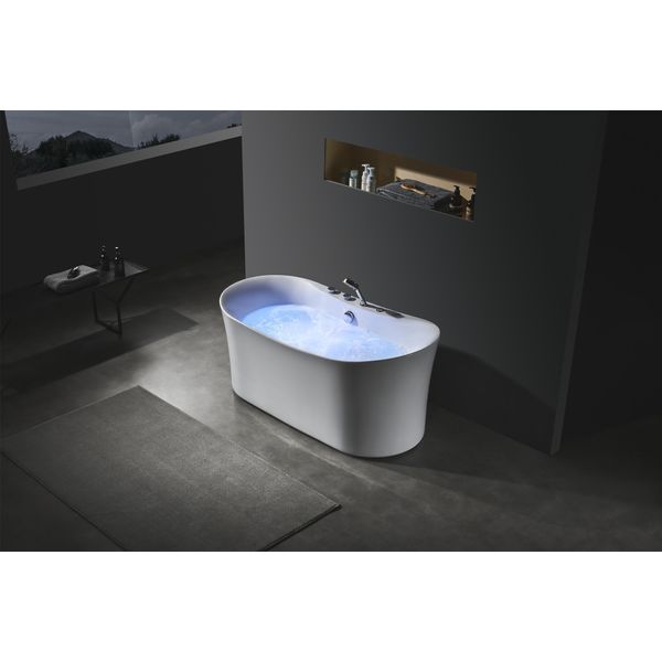 Vasca Idromassaggio Acrilica Per Interni Home Spa Bianco-image
