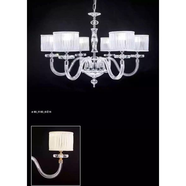 Lampada Da Soffitto Lampadario Da Soffitto Lampadario In Vetro Bianco Lampade Stile Antico-image