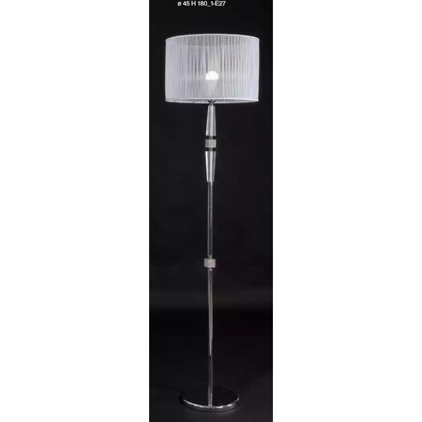 Elegante Piantana Lussuosa Piantana Argento 180 Cm-image