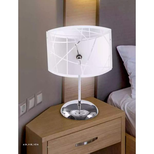 Lussuoso Lampadario Moderno Lampadario Di Cristallo Lampada Da Tavolo Bianca Nuovo-image