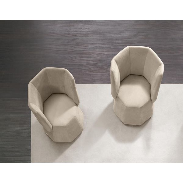 Poltrona Design Lusso Monoposto Poltrona Moderna Tessile 1 Posto Arredo Monoposto Prianera-image