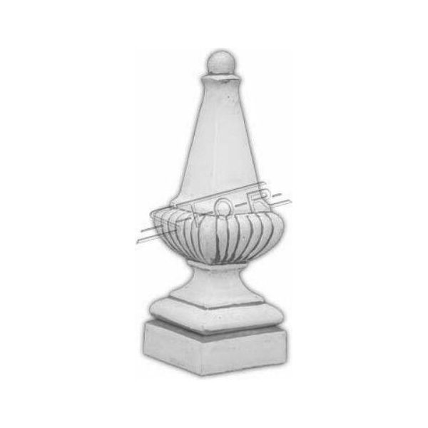 Decorazione Colonne A Cono In Pietra Stile Antico Romano Stand Decorazione Giardino 605-image