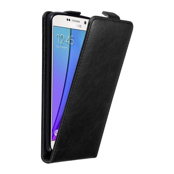 Cadorabo Cover Per Samsung Galaxy Note 5 Cover Protettiva In Nero Flip Case Custodia Per Cellulare Cover-image