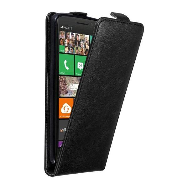 Cadorabo Cover Per Nokia Lumia 929 / 930 Cover Protettiva In Nero Flip Case Custodia Del Telefono Cellulare Cover-image