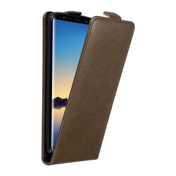 Cadorabo Cover Per Samsung Galaxy Note 8 Cover Protettiva In Marrone Flip Case Custodia Del Telefono Cellulare Cover-image