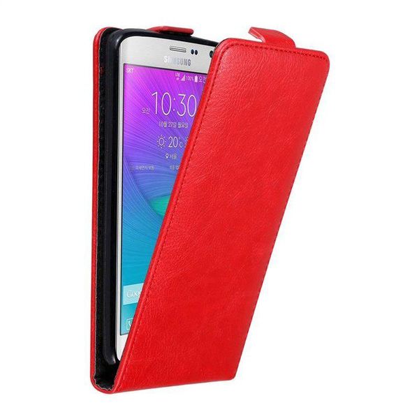 Custodia Cadorabo Per Samsung Galaxy Note Edge Custodia Protettiva In Rosso Custodia Flip Per Telefono Cellulare Custodia Cover-image