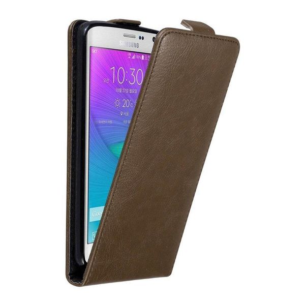 Custodia Cadorabo Per Samsung Galaxy Note Edge Custodia Protettiva In Marrone Custodia Flip Per Telefono Cellulare Custodia Cover-image