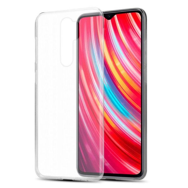 Cadorabo Custodia Per Xiaomi Redmi Note 8 Pro Cover Protettiva In Trasparente Cover Protettiva Tpu Silicone Cover Etui Case-image