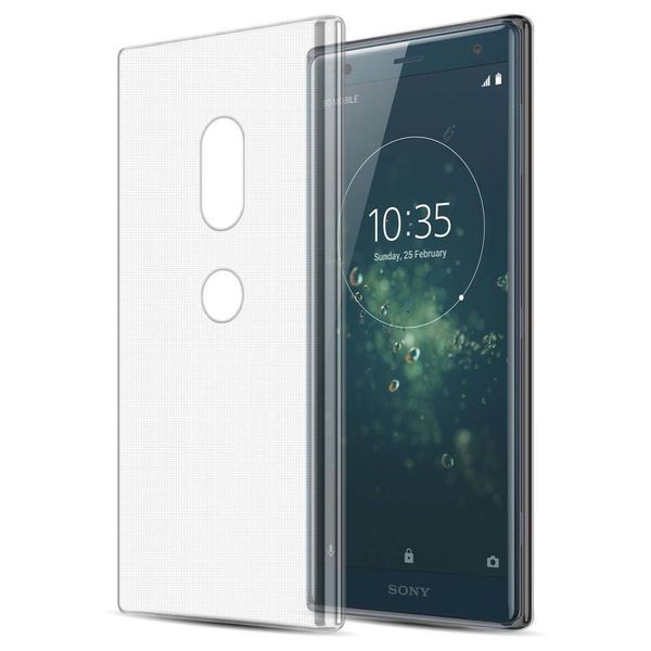 Cadorabo Custodia Per Sony Xperia XZ2 Custodia Protettiva In Rosa Custodia Protettiva In Silicone Tpu Custodia Etui-image