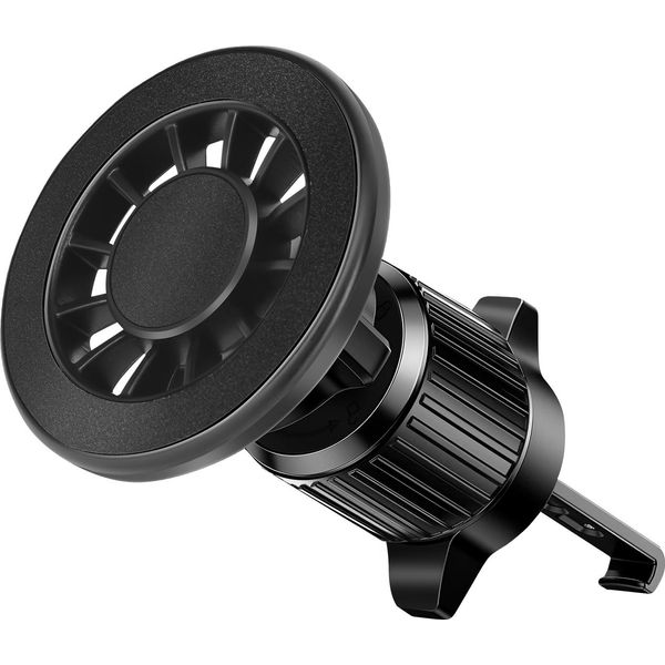 Avizar, Portacellulare Magnetico Per Auto Per Griglia Di Ventilazione O Cruscotto, Nero-image