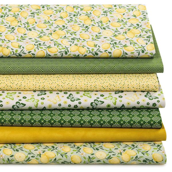 Patchwork- Und Quiltpaket "Lemon", GrüN-Color-image