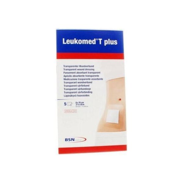 Bsn Leukomed Medicazione Per Ferite 5 Pezzi 15 X 8 Cm-image