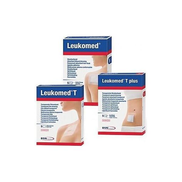 Bsn Leukomed T Plus Medicazione Trasparente Per Ferite 5 Pezzi 20 X 10 Cm-image