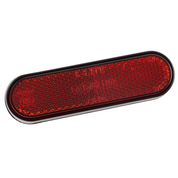 Riflettore "Curvo"" Arrotondato 90X24X8 Mm Rosso"-image