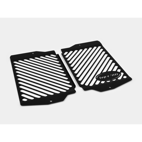 Coperchio Radiatore Zieger Compatibile Con Triumph Tiger 900 Logo Nero-image