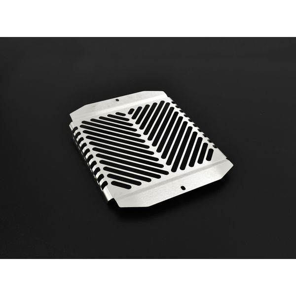 Coperchio Radiatore Zieger Compatibile Con Triumph Scrambler 1200 Xc Clean Argento-image