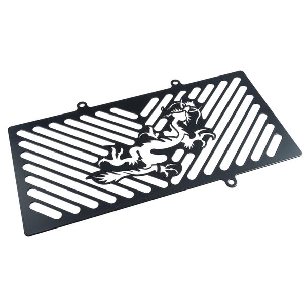 Copriradiatore Zieger Compatibile Con Kawasaki ER-6 N Dragon Nero-image