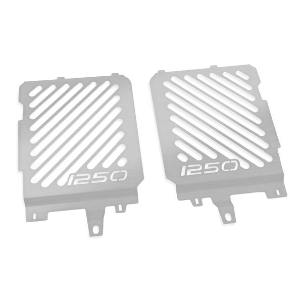 Copriradiatore Zieger Compatibile Con Bmw R 1250 Gs Design Logo Argento-image