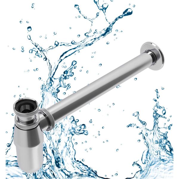 Lavabo Siphon Ottone Lavabo Cromo Rotondo-image