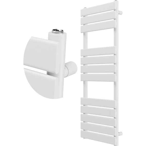 Granitan | Radiatore Da Bagno Oslo - 120X50 Cm - Bianco - Design Moderno - Facile Da Installare-image