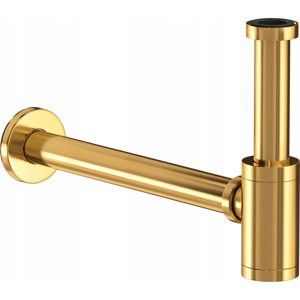 Sifone Per Lavello In Ottone Oro-image