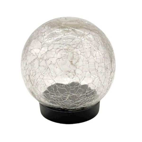 Kynast Garden Led Solare Globo Di Vetro Giardino Globo Di Vetro Rotto Con 10 Led-image