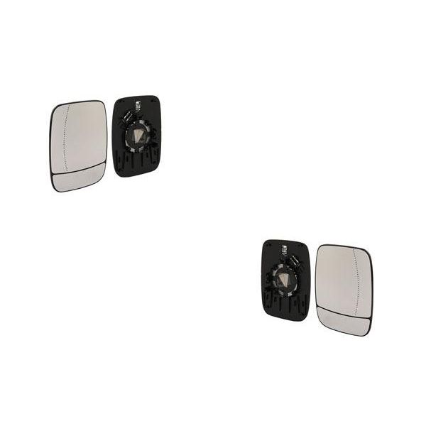 Johns, Set Di Vetri Per Specchietti Retrovisori Destro E Sinistro Adatto A Renault Trafic Jg_ 05/14- W. Carrier 95517329 4422998 6000618136 9636600Q1E-image