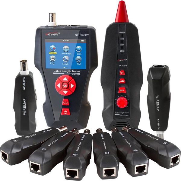 Tester Multifunzionale Per Cavi Di Rete, Test Poe E Ping, Misurazione Precisa Dei Cavi, NF-8601W-image