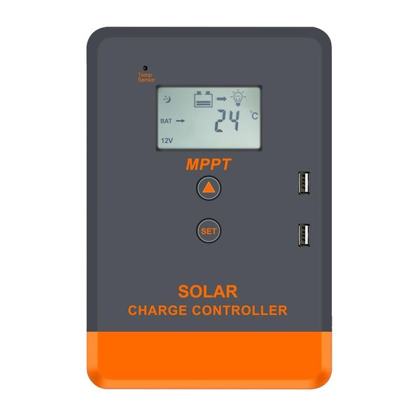 Regolatore Di Carica Solare Mppt, Corrente Massima 20A, Display Lcd, Comunicazione RS485, Regolatore Mppt 20A-image