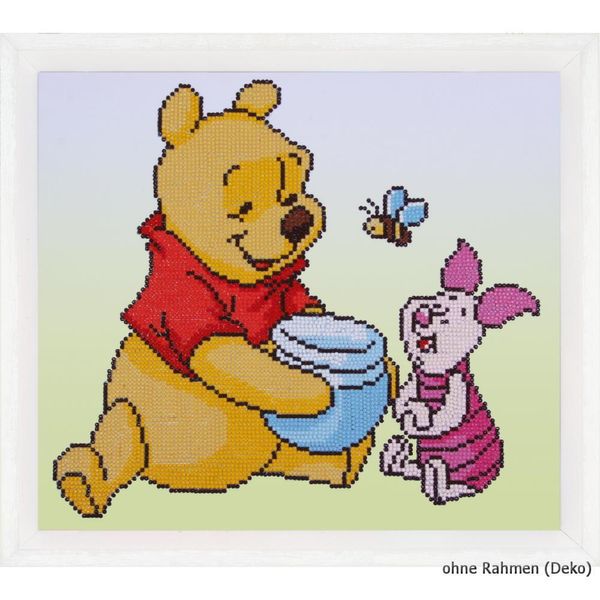 Modello Fuori Produzione Vervaco Diamante Pittura Confezione Disney Winnie E Pimpi-image