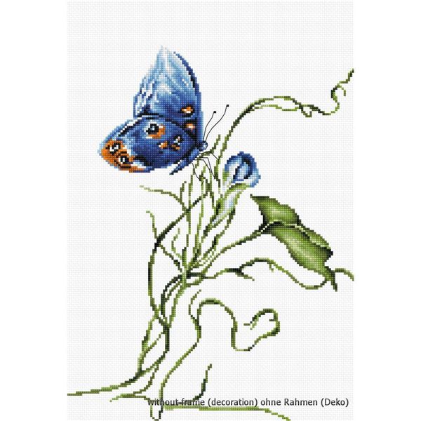 Luca-S Set Per Punto Croce "Emotion"", Schema Contato, 19,5X25 Cm"-image